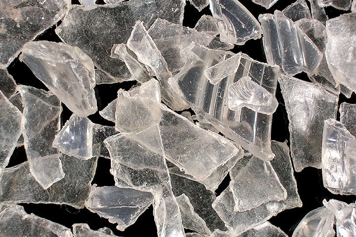 Cleaned flakes