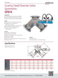 Spec Sheet GFD/S (Gravity Feed Diverter Valve Sym.)
